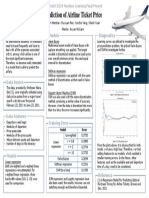 Prediction of Airline Ticket Price: Motivation Models Diagnostics