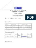 ACC 4203 Auditing (3 Credit Hours) : Section Instructor's Name Classroom, Time 1 Yoon Shik Han Yoon Shik Han