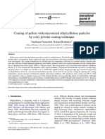 Coating of Pellets With Micronized Ethylcellulose Particles by A Dry Powder Coating Technique