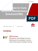 Introduction To Core Network Maintenance Solution