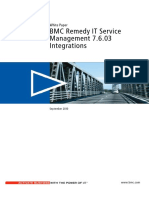 (White Paper) BMC Remedy IT Service Management 7.6.03 Integrations PDF