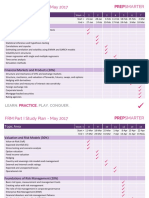 FRM Part 1 Study Plan May 2017