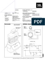 Technical Manual: Acoustic & Electrical Specifications: System Components