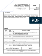 Quality Monitoring of Direct Materials Supplies at Manufacturing Plants and Spare Parts Warehouses 08018