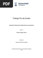 Alegre Royo, Isabel - Antonin Artaud, El Exilio de La Conciencia