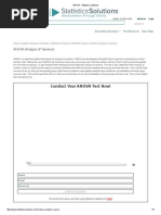 ANOVA - Statistics Solutions