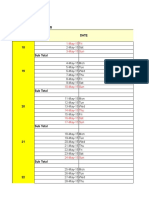 Production Plan May-2015 All Numbers Below Are in M3 Week Date