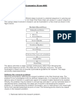 Research Methods in Economics (Econ-408)