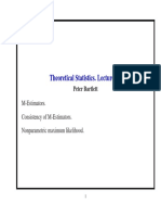 Theoretical Statistics. Lecture 15.: M-Estimators. Consistency of M-Estimators. Nonparametric Maximum Likelihood