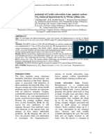 Hepatoprotective Potential of Cordia Subcordata Lam. Against Carbon Tetra Chloride (CCL) - Induced Hepatotoxicity in Wistar Albino Rats