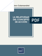 Piero Calamandrei. La Relatividad Del Concepto de Acción. Lima, Instituto Pacífico, 2015.