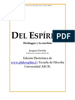 Del Espiritu Ensayo PDF