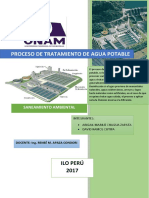 Proceso de Tratamiento de Agua Potable