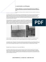 FISURAS en Muros Construidos Con Bloque Termoarcilla