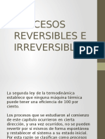 Procesos Reversibles e Irreversibles