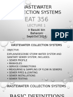  Wastewater Collection Systems Lecture Notes