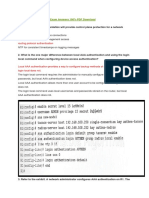 CCNA Security v2.0 Final Exam Answers 100% PDF Download: Routing Protocol Authentication