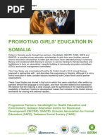 Promoting Girls' Education in Somalia