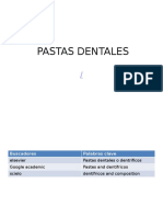 Pastas Dentales 1