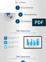 Table of Content - 3 Items: You Can Edit This Text