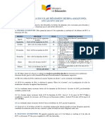 Cronograma Escolar, Regimen Sierra y Amazonia 2016-2017 PDF