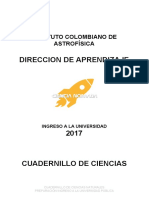 Cuadernillo de Ciencias