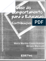 Hübner, M. M. C. (2004) - Análise Do Comportamento para A Educação - Contribuições Recentes PDF