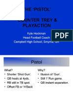 The Pistol' Counter Trey & Playaction: Kyle Hockman Head Football Coach Campbell High School, Smyrna, GA