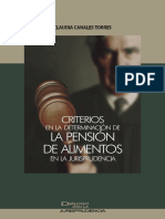 Pension de Alimentos en La Jurisprudencia PDF