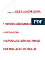 Transduction Du Signal.