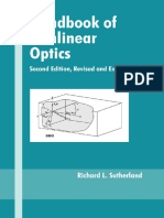 CRC - Handbook of Nonlinear Optics, Second 2ed, - (2003) PDF