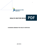 Changing Demand Health Services