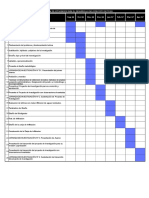 Cronograma de Actividades.