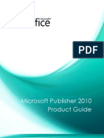 Microsoft Publisher 2010 Product Guide - Final