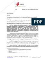 Ventilation in Residential Developments