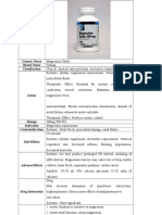 Magnesium Oxide (Antacid, Anti-Convulsant, Electrolyte, Laxative)