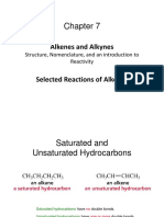 Chapter 7 - Alkenes and Reactions