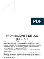 Prohibiciones de Los Jueces