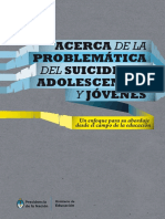 Acerca de La Problemática Del Suicidio de Adolescentes y Jóvenes