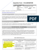 Technology Integration Template-Collaboration