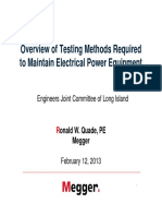 Testing Methods Required To Maintain Electrical-Equipment PDF