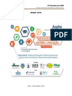 Anais Do 22º Encontro Da Asphe - Bagé - 2016