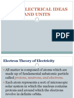 Basic Electrical Ideas and Units PDF