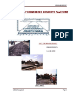 Seminar Continuously Reinforced Concrete Pavement