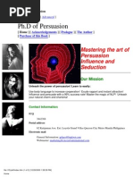 (Ebook - PDF - Self-Help) PH D of Persuasion