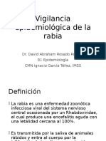 Vigilancia Epidemiológica de La Rabia