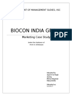 Biocon India Case Study 