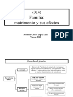 Familia Matrimonio y Sus Efectos