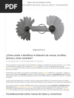 Identificar Tipo de Roscas