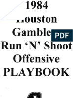 1984 Houston Gamblers Run N Shoot by Mouse Davis